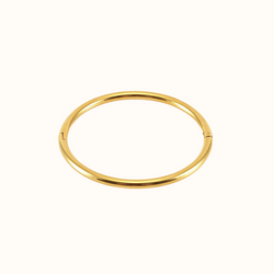 Plain bangle forgyldt