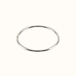 Plain bangle sølv