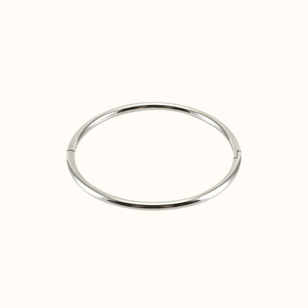 Plain brangle sølv