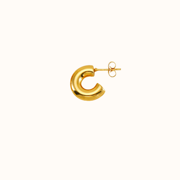 Single bold hoop