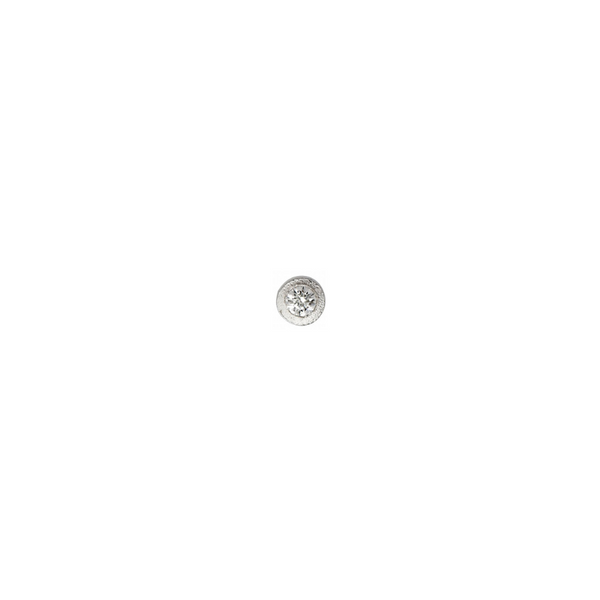 Single Big Dot Ørering Sølv