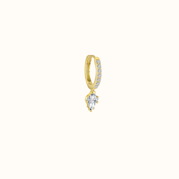 Single Perfection Zirconia Krystal Hoop