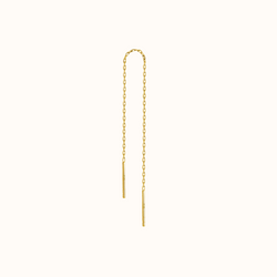 Single plain chain forgyldt