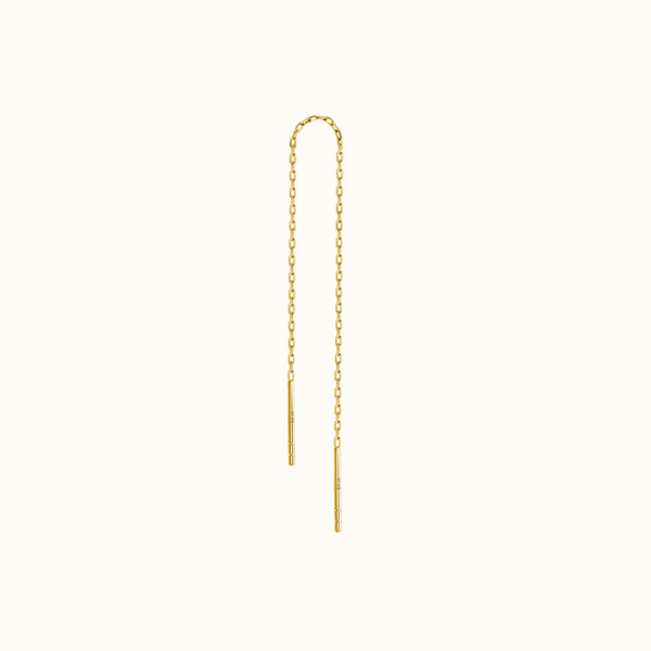 Single plain chain forgyldt