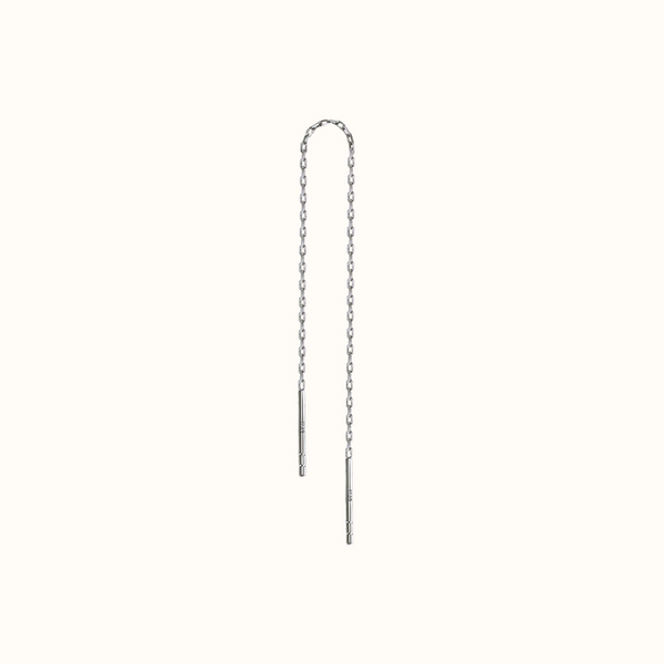 Single Plain chain sølv