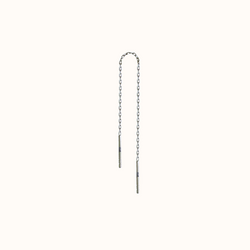 Single Plain chain sølv