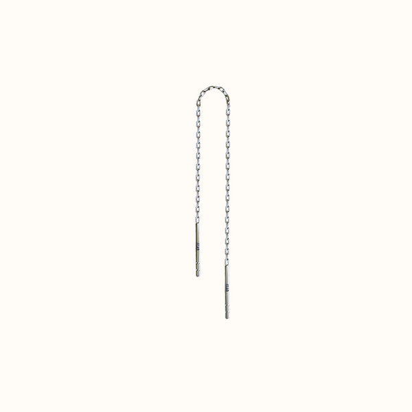 Single Plain chain sølv