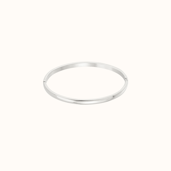Essenza Classic Bangle Sølv