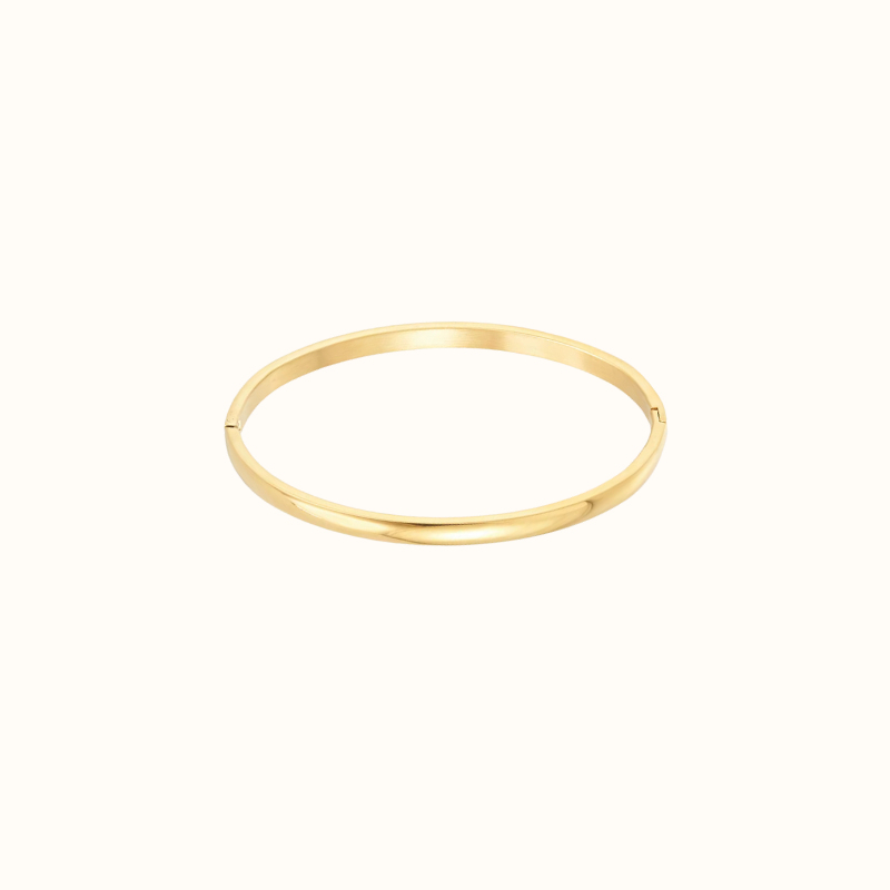 Essenza Classic Bangle 18k guldbelagt