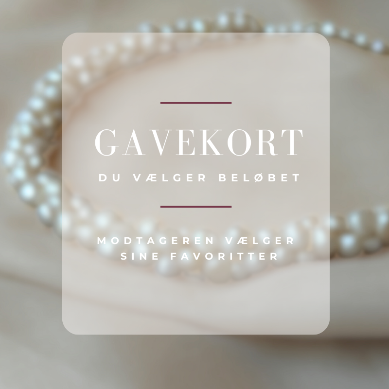 Gavekort, du vælger beløbet. Modtageren vælger sine favoritter
