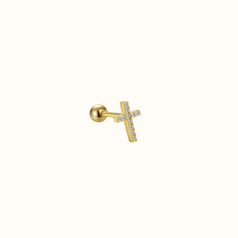 Single Cross piercing