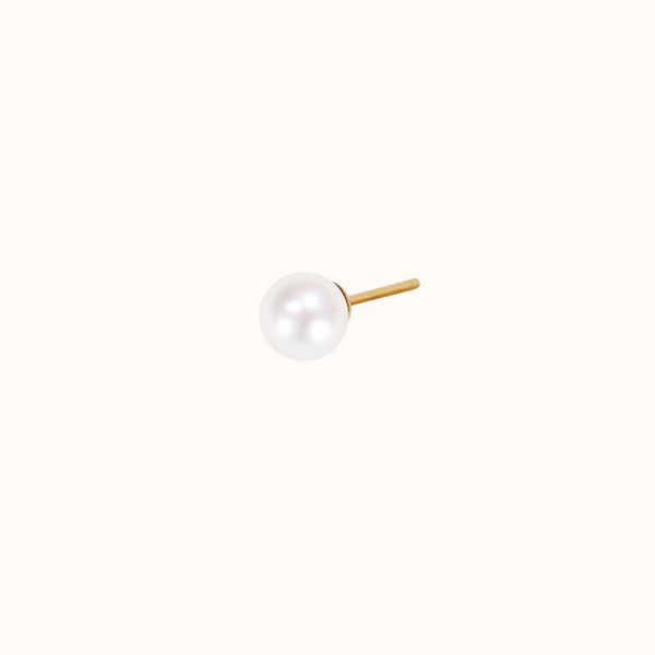 Single One Dot Pearl Ørestik