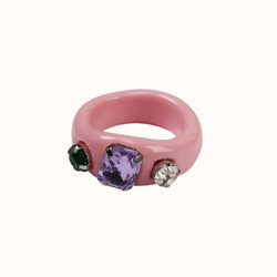 Victoria Chunky Ring Pink