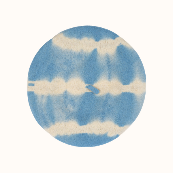 Flora Tie Dye Baret - Dusk Blue