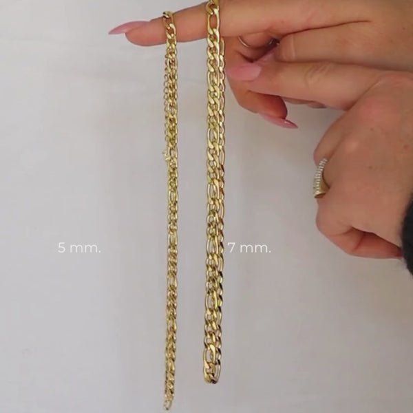 7 mm Figaro Halskæde